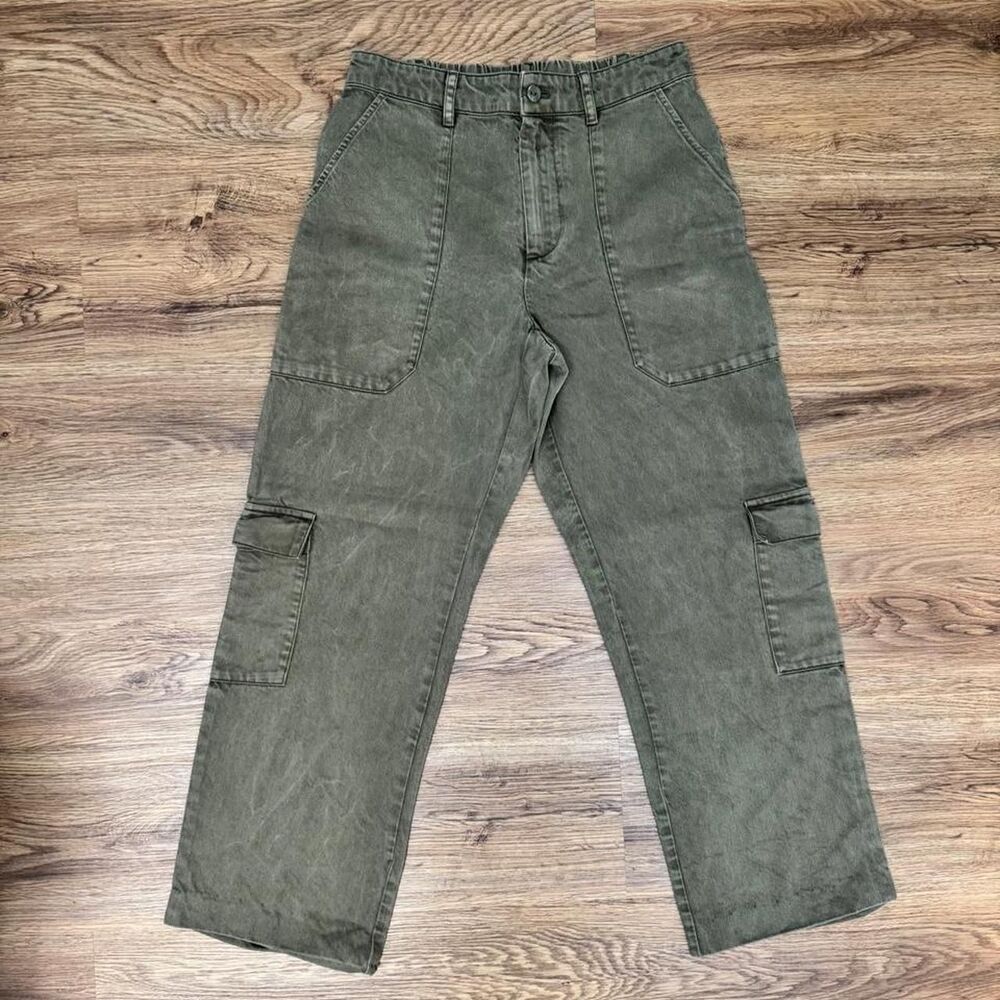 Young-fabulous-broke Women's Green and Khaki Trousers